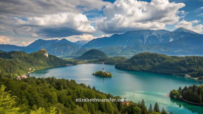 خريطة توضّح المسافات بين النمسا وسلوفينيا: فيينا–ليوبليانا ≈ 380–400 كم (4–4.5 س)، غراتس–ليوبليانا ≈ 190–210 كم (2–2.5 س)، كلاغنفورت–ليوبليانا ≈ 90–110 كم (1–1.5 س)، سالزبورغ–ليوبليانا ≈ 290–320 كم (3.5–4 س)